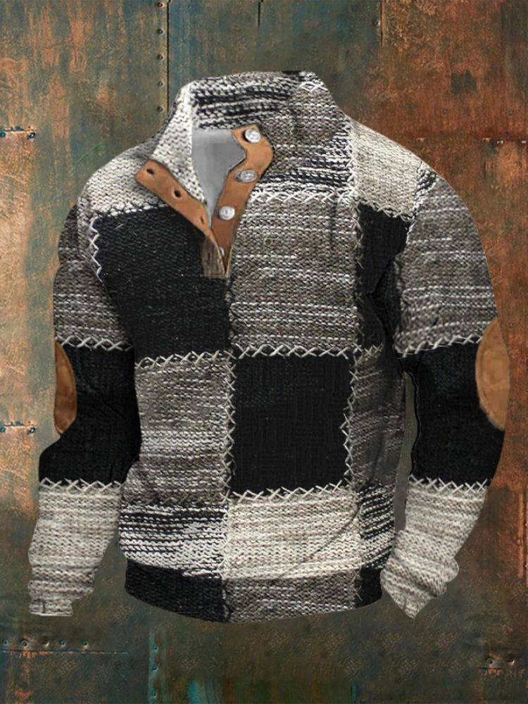 Half Zipper Sweater For Men Winter Style 9