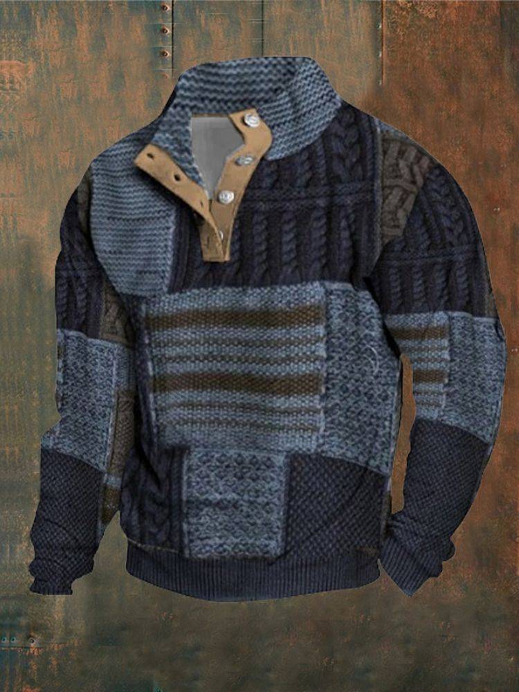 Half Zipper Sweater For Men Winter Style 4