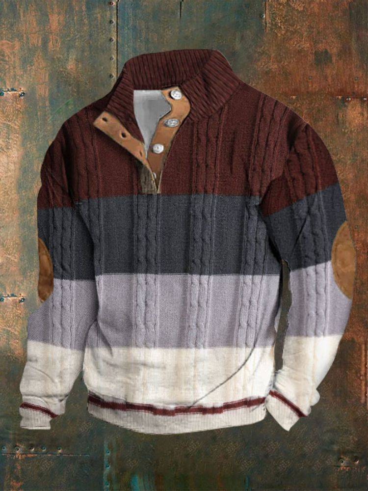 Half Zipper Sweater For Men Winter Style 2