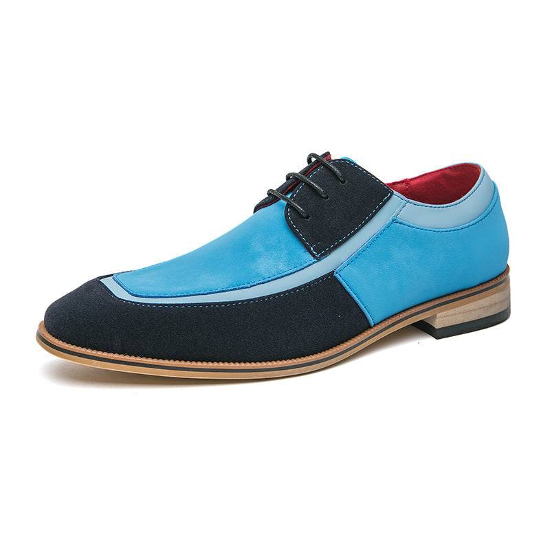 Fashion Personality British Style Casual Shoes Men Blue